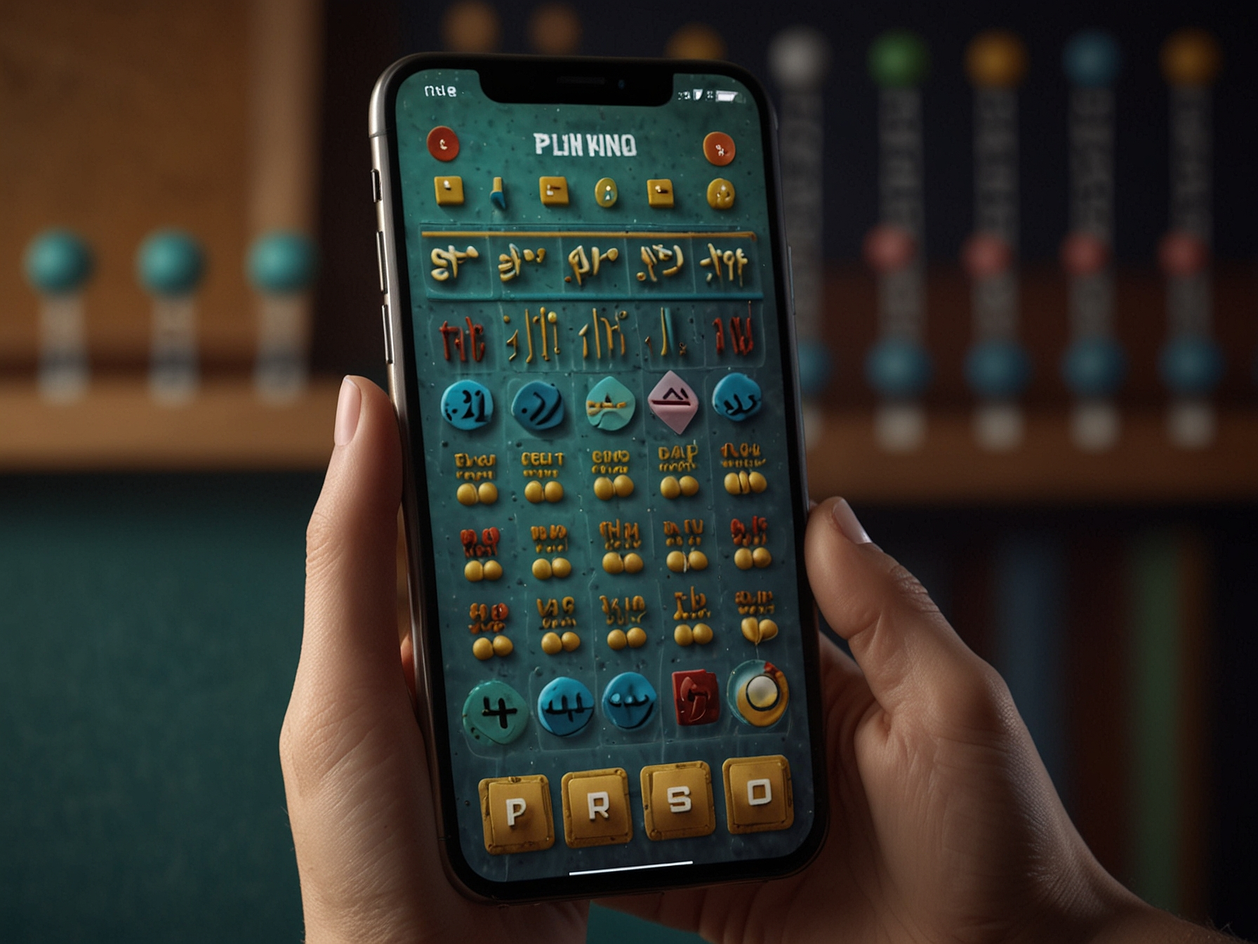 Giao diện phiên bản web di động Tro Choi Plinko